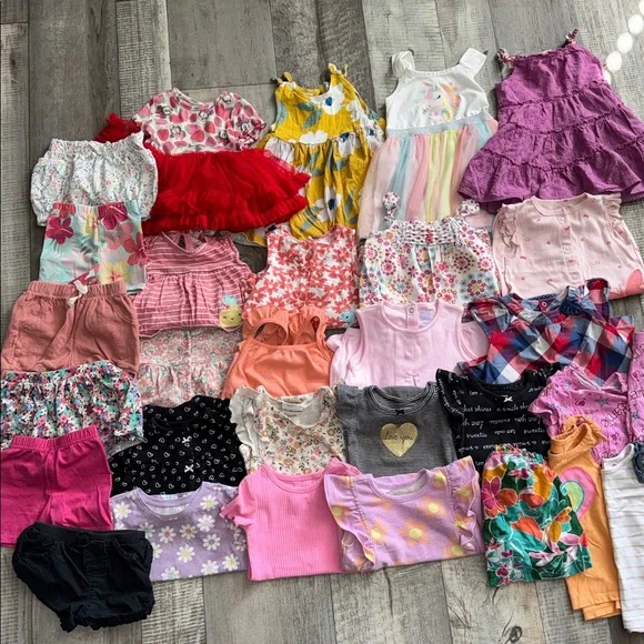 30 piece 18 MONTH GIRL SUMMER LOT - Picture 1 of 11